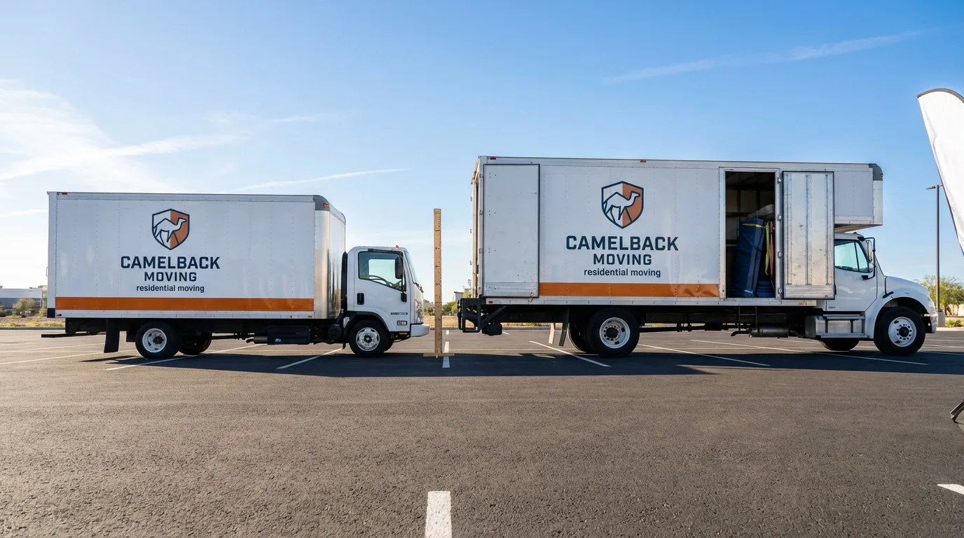 Moving truck size capacity guide in Pewee Valley